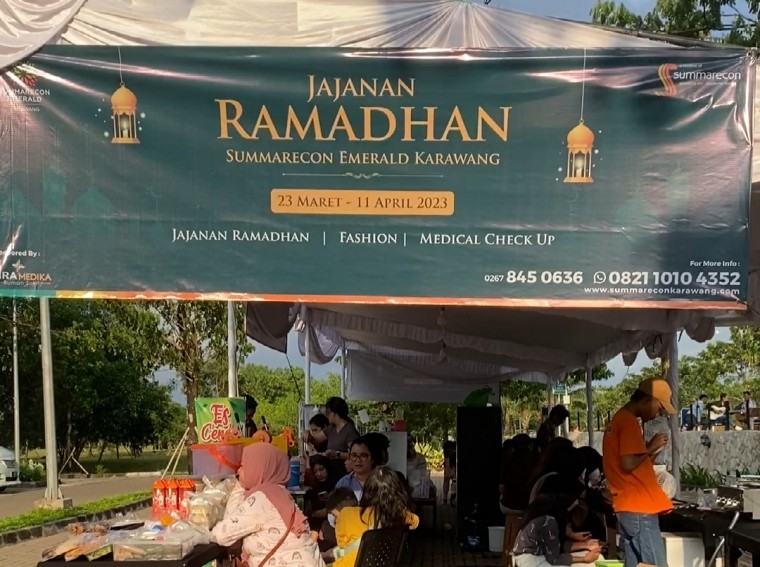 Bazar Jajanan Ramadan Meriahkan Bulan Puasa di Summarecon Emerald Karawang