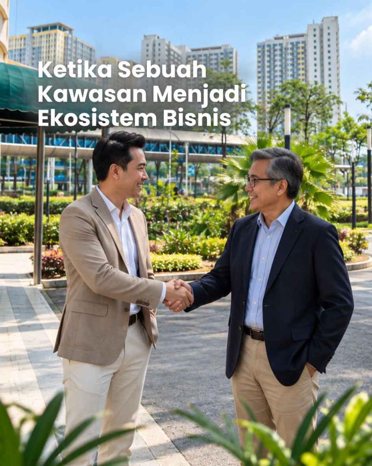 A Living City, A Growing Business. Ketika Sebuah Kawasan Menjadi Ekosistem Bisnis