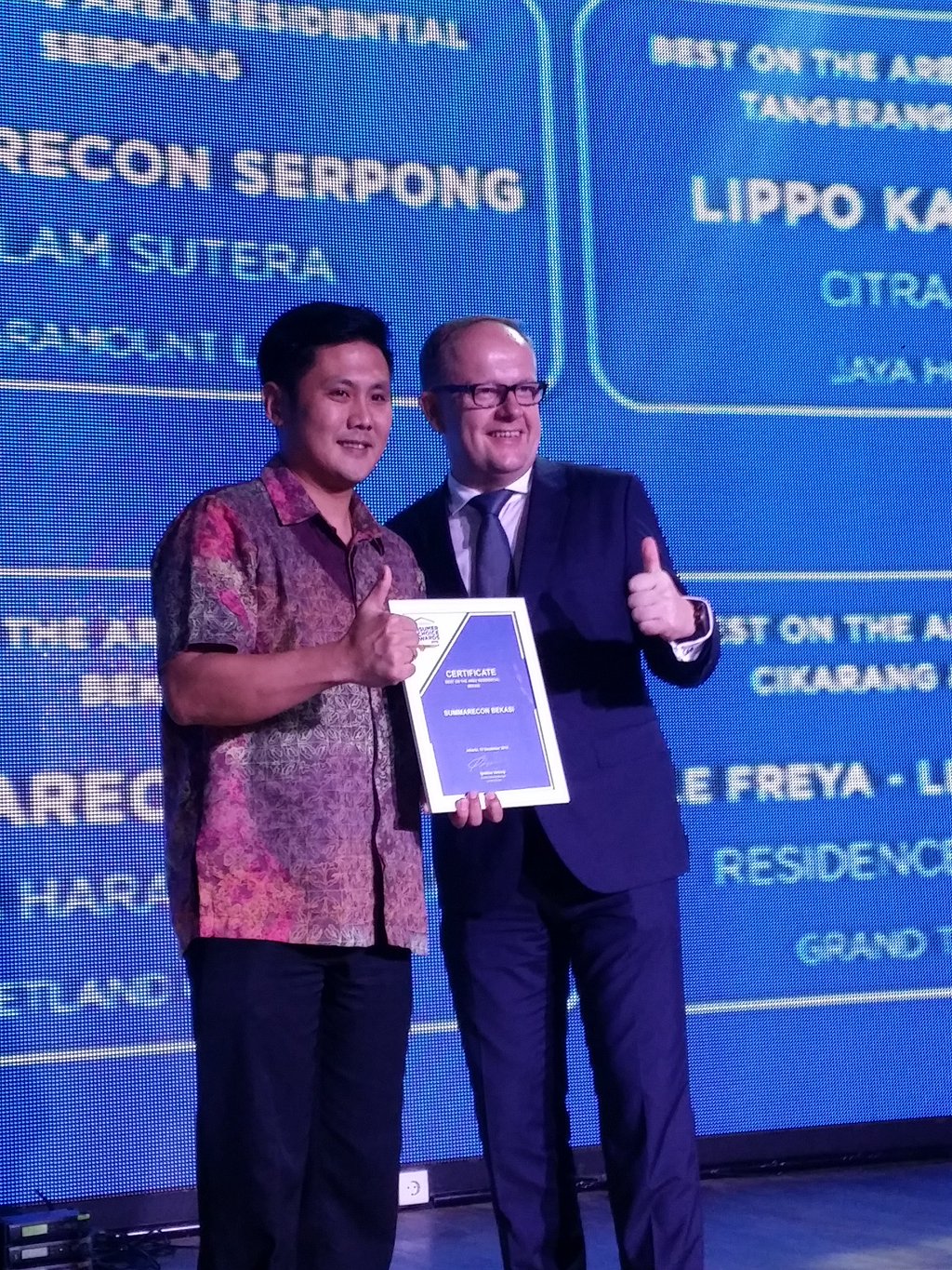 summarecon-bekasi-raih-4-penghargaan-di-consumer-choice-awards-2015
