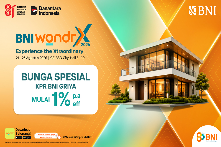  BNI wondrX 2026 Digelar di ICE BSD, Cek Pilihan Properti Summarecon Serpong dan Promo KPR 