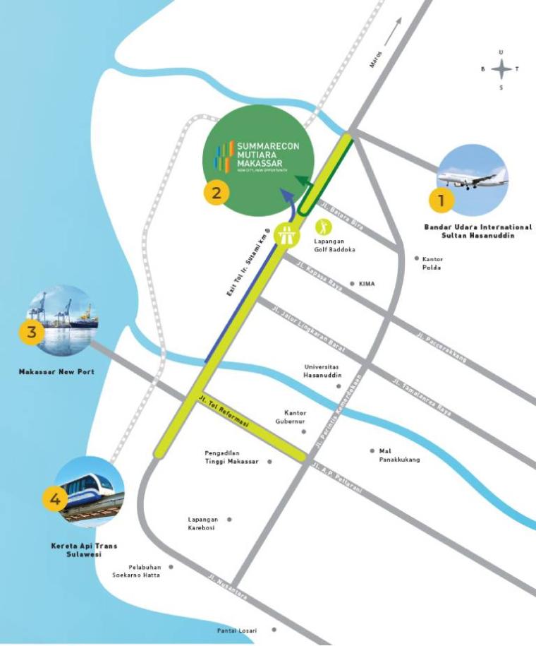 Location Summarecon Mutiara