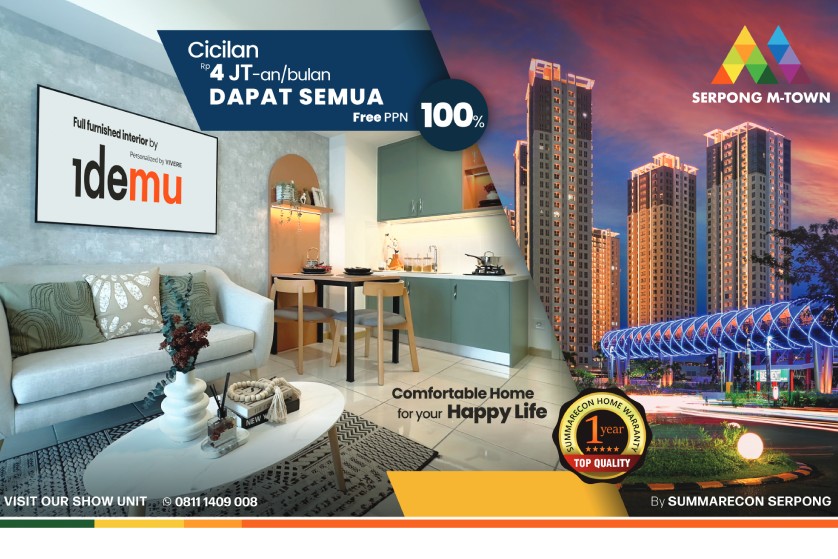  Summarecon Serpong - Solo Living dan Tren Tinggal di Apartemen untuk Pekerja Bermobilitas Tinggi 