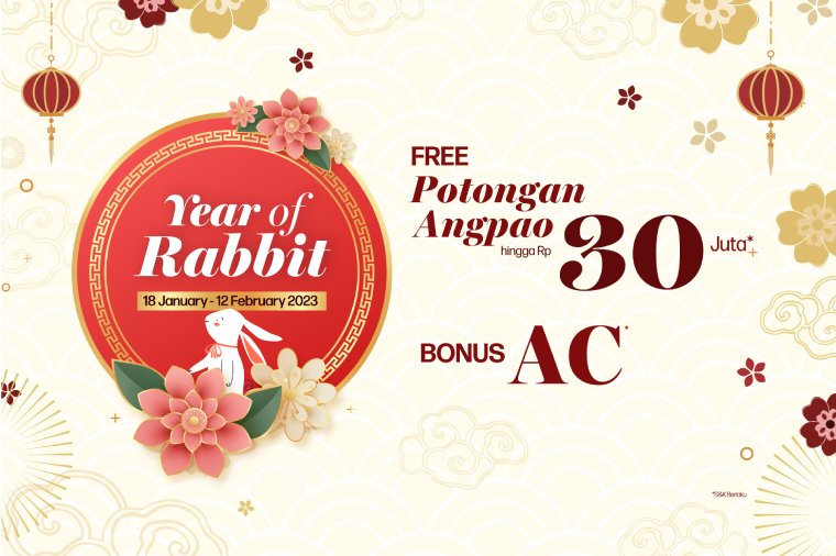  Properti di Tahun Kelinci Air 