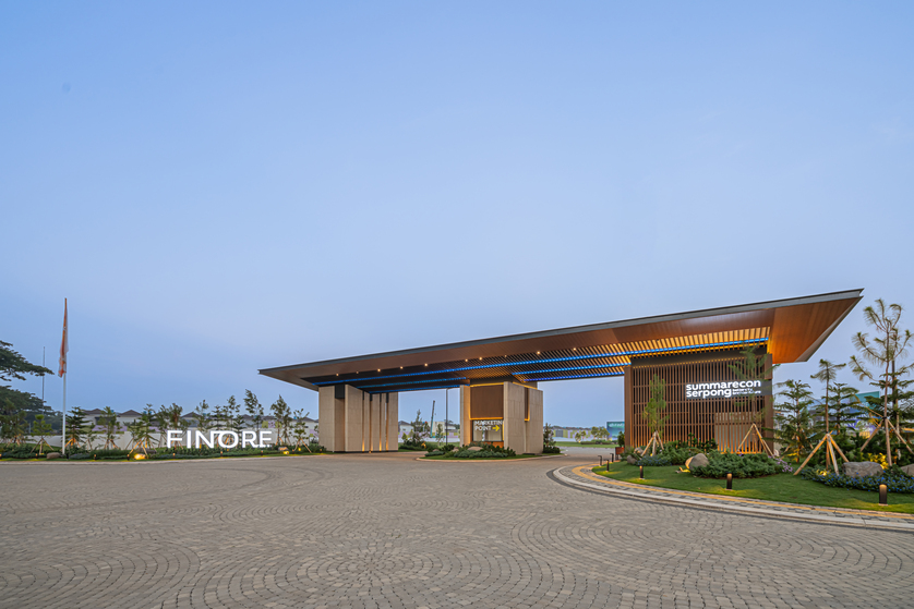 Finore at Scientia Garden, Rumah bergaya Finlandia modern di Summarecon Serpong